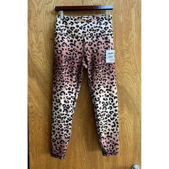Jessica Simpson Ombre Leopard Print Cropped Leggings Women's Large - Picture 4 of 6